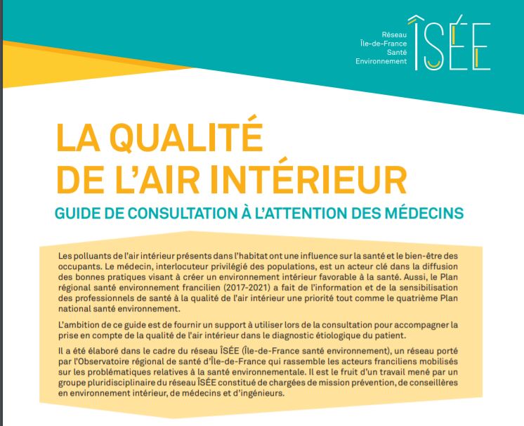 Pathologies respiratoires et qualité de l'air intérieur - APPA